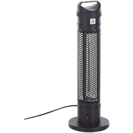 Beliani Krakatoa Heizstrahler 10 kW schwarz