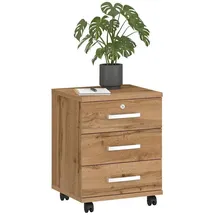 CARO-Möbel VANCOUVER Rollcontainer 44 x 58 x 45 cm braun