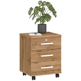 CARO-Möbel VANCOUVER Rollcontainer 44 x 58 x 45 cm braun