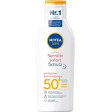 BEIERSDORF Nivea Sun Sensitive Sofort Schutz, Sonnenallergie Sonnenmilch LSF50+