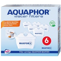 6x ORIGINAL AQUAPHOR Wasserfilterkartuschen MAXFOR+, AQUALEN , BPA frei, 200l