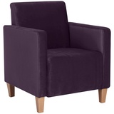 Max Winzer Sessel Milla Samtvelours purple