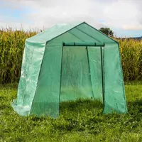 Folien Gewächshaus Treibhaus Frühbeet Gartenhaus Pflanzenhaus Tomatenhaus 5m2