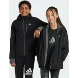 Adidas Sportswear 2in1 Winterjacke Kinder IV9508 - black/grey Six 140