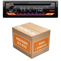 JUST SOUND best choice for caraudio Autoradio JVC KD-DB922BT Mercedes SLK R170 + Bose | Bluetooth Telefonieren A