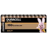 Duracell Plus Power Micro (AAA)-Batterie Alkali-Mangan 1.5 V 24 St.