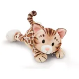 NICI Kuscheltier Katze Bengal 20 cm liegend braun