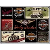 Nostalgic Art Nostalgic-Art Magnetset - Harley-Davidson - Bikes