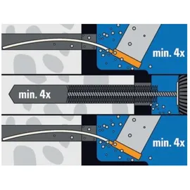 Upat Gewindestange ASTA M12 x 220 10 Stück