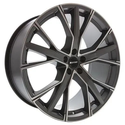 GMP GUNNER anthrazit matt diamantgeschliffen 9.0Jx22 5x108 ET40