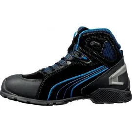 Puma Rio Black Mid Gr. 40 schwarz/blau Leder S3 SRC EN20345