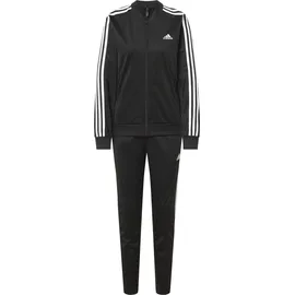 adidas Essentials 3-Streifen Trainingsanzug Damen Black / White XS
