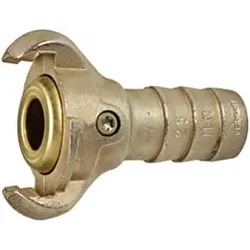 Riegler Klauenkupplung mit Schlauchanschluss, LW 25, mit Messing-Dichtung