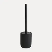 Möve Toilettenbürste Black Velvet Ø 10 x 38,5 cm , Keramik Schwarz