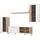 INOSIGN Wohnwand »Bastia Wohnwand, Mediawand, Anbauwand, mit MDF-Profilen, Breite 281 cm« Komplett-Set, 4-st, 4 Stk. tlg., weiß