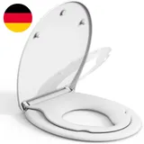 Toilettendeckel Mit Kindersitz, WC Sitz Family Mit Absenkautomatik, Klodeckel Mi