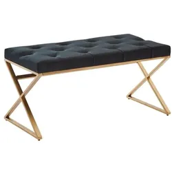 Wohnling Polsterbank »WL6.617« silber, 90x46 cm