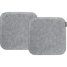 Magma Heimtex MAGMA Stuhlkissen Avaro 4er Set (Eckig, grau)