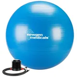 Newgen Medicals Sitz- und Gymnastikball Blau 75 cm