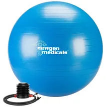 Newgen Medicals Sitz- und Gymnastikball Blau 75 cm