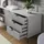 Vicco Eliza TV-Lowboard 150 x 42 cm Grau Holzwerkstoff
