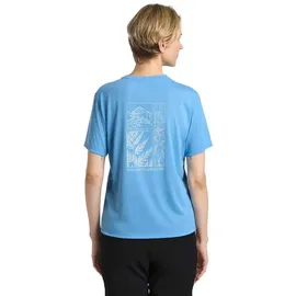 Jack Wolfskin Vonnan Graphic Kurzarm-t-shirt - Explore Mid Blue - L
