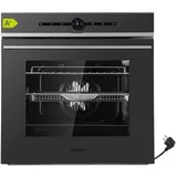 KB Elements Einbaubackofen 15 x Funktionen, Airfryer Funktion, TFT Display, AQUA CLEAN, mit 2-fach-Teleskopauszug, AQUA CLEAN, Air Fry Funktion, Rotisserie Funktion, Multifunktionales TFT-Display