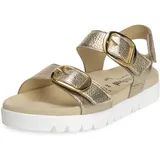 VITAFORM Hirschleder Sandalen Damen Gold 39