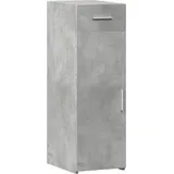 vidaXL Sideboard, Kommode mit Stauraum, Anrichte Schrank für Wohnzimmer, Beistellschrank Mehrzweckschrank Highboard, Betongrau Holzwerkstoff