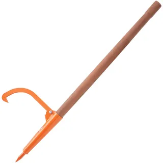 Vevor Fällheber, 1180 mm, Stammheber mit Holzgriff, Hochleistungs-Stammwender mit max. 45,7 cm Öffnung, rostbeständiger Stammwender -Kipphaken, Fällhilfe zum Rollen, Anheben und Wenden von Stämmen