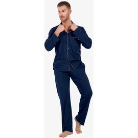 HOM Pyjama Rafael Blau XL