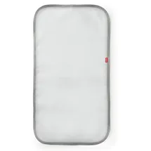 Rayen | Transparent Bügelbrett-Tuch | Mit Appretur | Anti-Bügeleisen-Brennen und Anti-Glanz | Klebt nicht | Weiß Grau | Abmessungen: 18x0.6x26.5 cm, Durchsichtig
