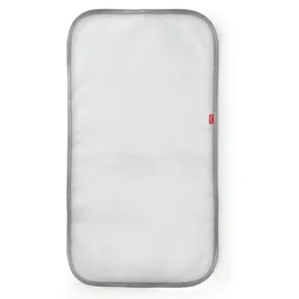 Rayen | Transparent Bügelbrett-Tuch | Mit Appretur | Anti-Bügeleisen-Brennen und Anti-Glanz | Klebt nicht | Weiß Grau | Abmessungen: 18x0.6x26.5 cm, Durchsichtig