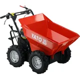 Benzin Minidumper, Motorschubkarre 4,1kW/5,58PS 300kg, 136x74x95cm, 196cm3