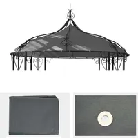 MCW Ersatzbezug für Pergola Cabrera Ø 3m ~ grau