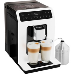 KRUPS Kaffeevollautomat "EA8911 Evidence" Kaffeevollautomaten inkl. Milchbehälter, intuitiver OLED-Display, extra-großer Wassertank , schwarz-weiß Kaffeevollautomat
