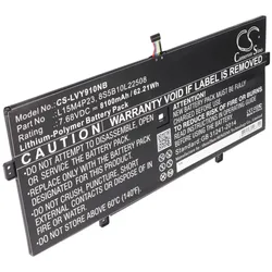 Akku passend für Lenovo Yoga 910, Lenovo Yoga 910-13IKB, L15M4P23, 7,68V, 8100mAh