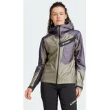 Adidas Terrex Techrock Light GORE-TEX Active Regenjacke Olive Strata / Aurora Black M
