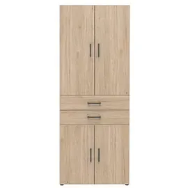 Röhr-Bush Direct Office Aktenschrank 80 x 34,4 x 212,5 cm grau