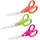 Rapesco 1667 Germ-Savvy Antibakteriell, 21cm Titanklinge Soft Grip Griff Scheren, Sortierte Farben, 3 Stück