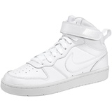 Nike Court Borough Mid 2 (GS) Sneaker White/White-White, 40 EU
