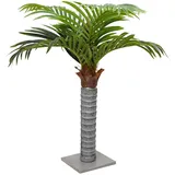 vidaXL Palme Künstlich 6 Blätter 100 cm Grün