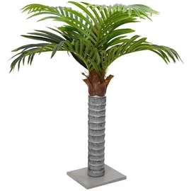 vidaXL Palme Künstlich 6 Blätter 100 cm Grün