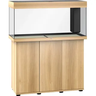 JUWEL AQUARIUM JUWEL Rio 180 LED Aquarium mit Unterschrank helles Holz