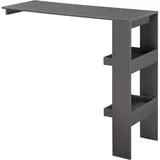 [en.casa] Bartisch Bromölla 120x45x106 cm Dunkelgrau
