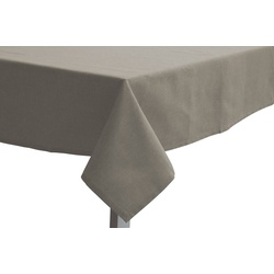 pichler Tischdecke Panama 130 x 220 cm Polyester Grau