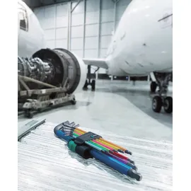 WERA Winkelschlüsselsatz 950/9 Hex-Plus Multicolour HF 9-tlg.