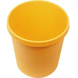 helit Papierkorb "the german", 45 Liter H6106218 , Farbe: gelb