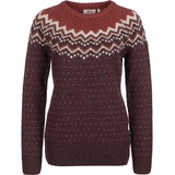 KNIT SWEATER W Damen Wollpullover rotbraun