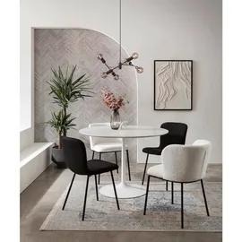 SalesFever Tisch rund Ø 110 cm | Weiß